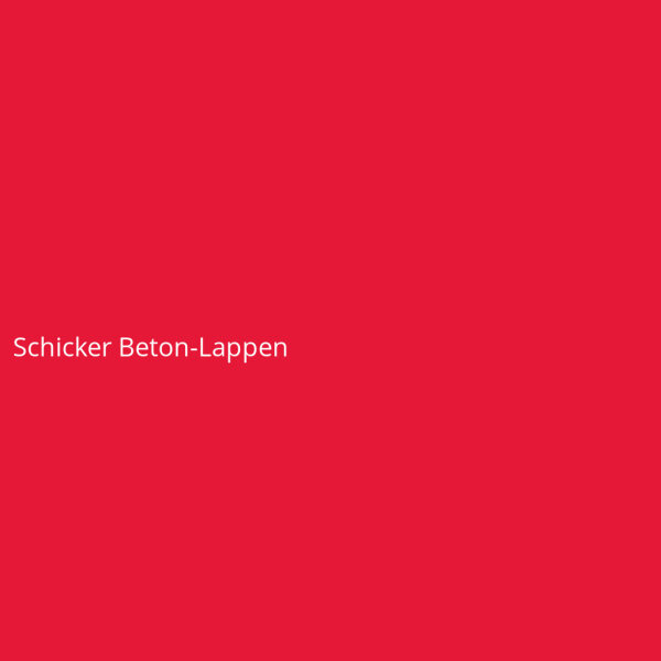 Schicker Beton-Lappen
