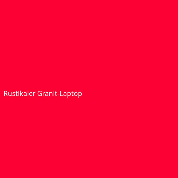 Rustikaler Granit-Laptop