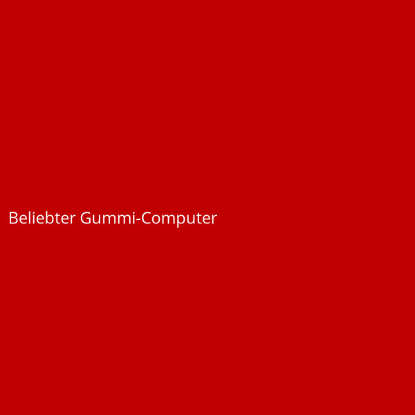 Beliebter Gummi-Computer